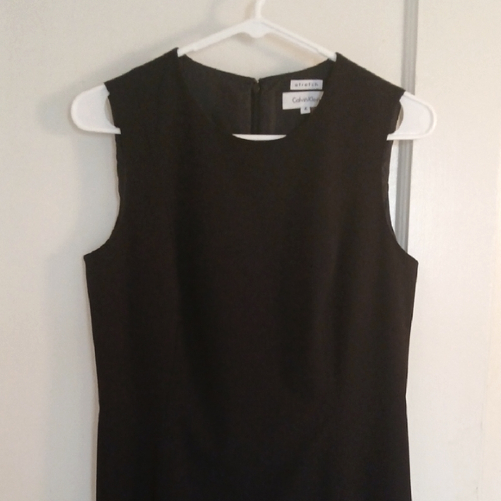 Calvin Klein Classic Black Midi Dress - Picture 2 of 12